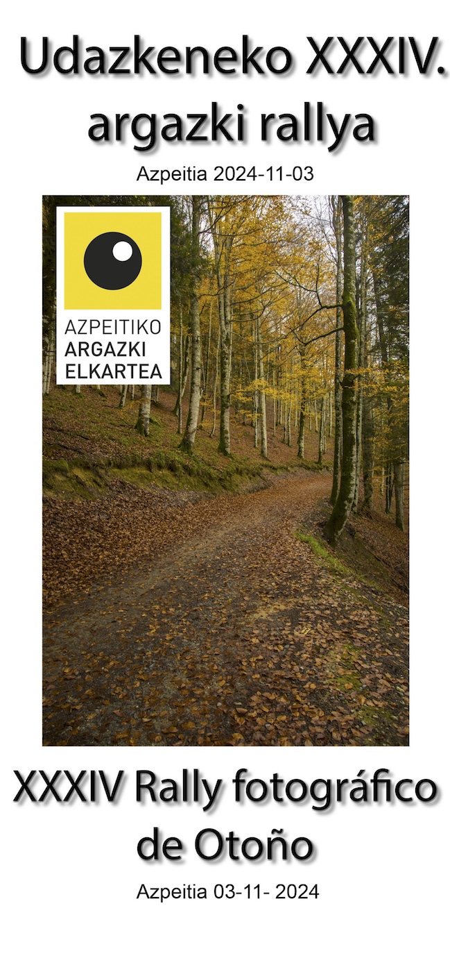 Descarga las bases del rally de otoño de Azpeitia 2024