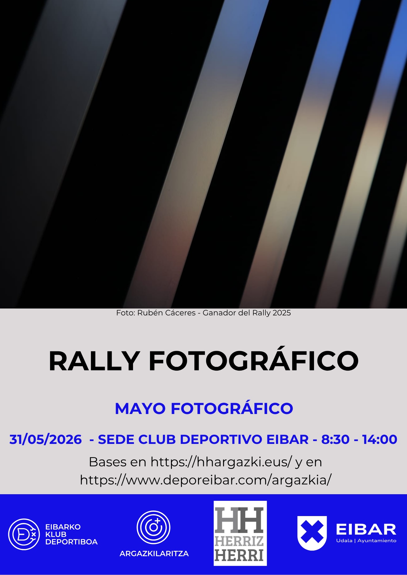 Cartel rally Eibar 2026 en castellano