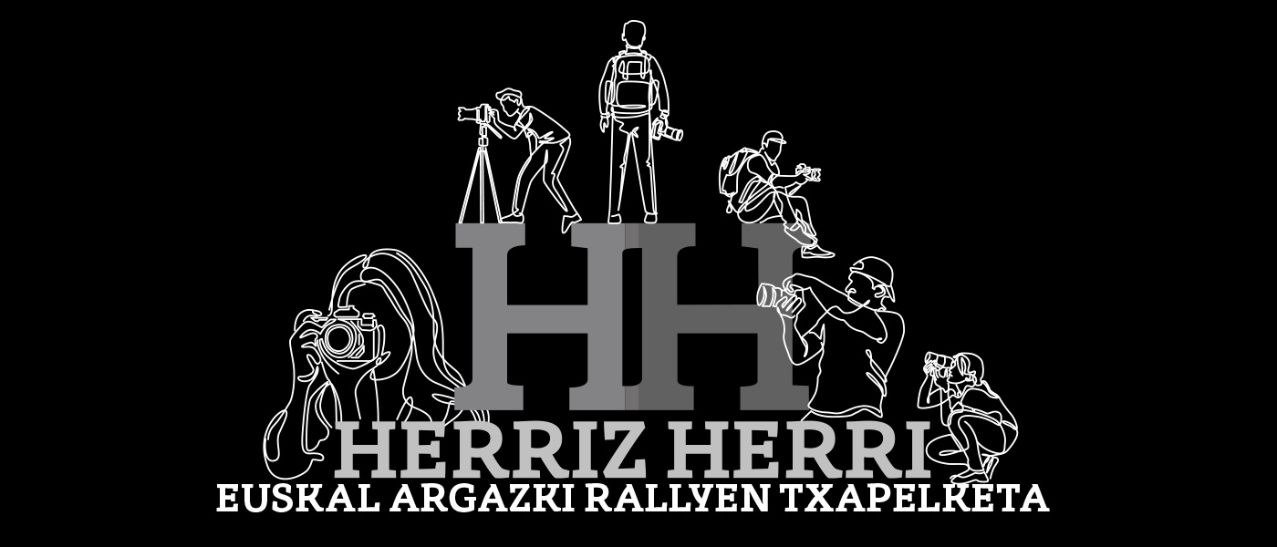 Consigue una camiseta con el motivo del campeonato Herriz Herri participando en 8 rallys fotográficos.
