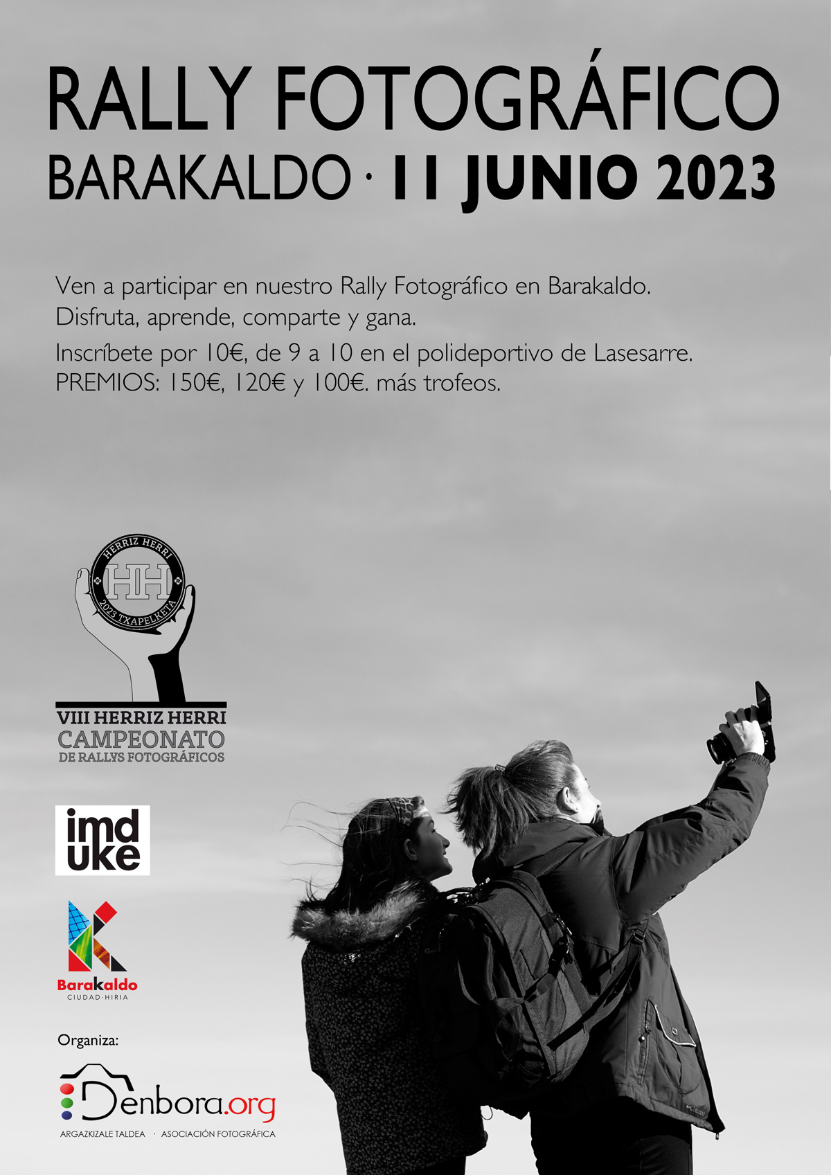 Ven y participa en el rally fotográfico de Denbora en Barakaldo, el 11 de junio de 2023