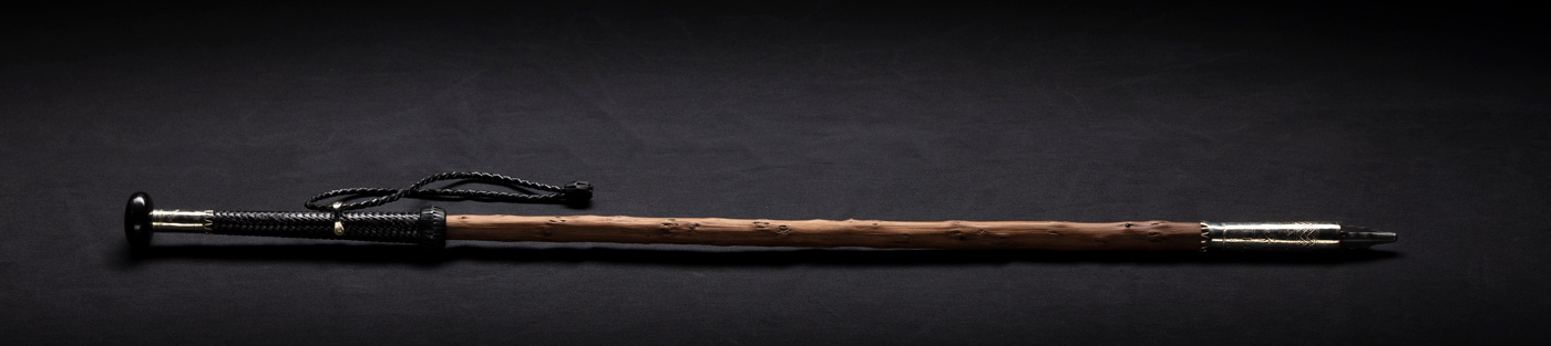 Makila para el ganador del Herriz Herri hecha por el artesano Fernando Zapirain