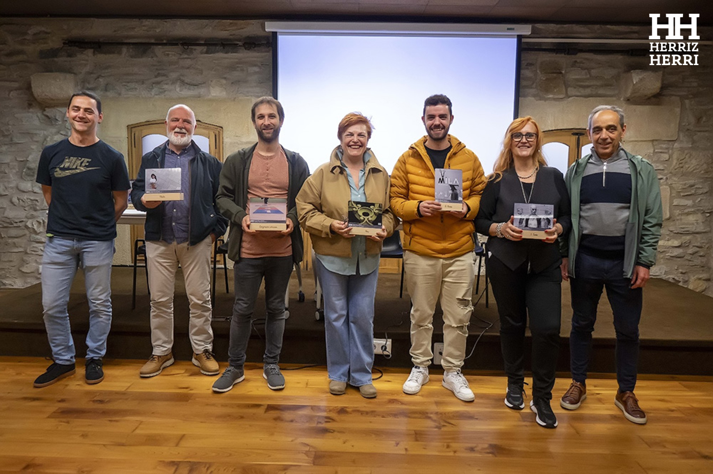 Algunos de los premiados del rally fotográfico de Errenteria 2024